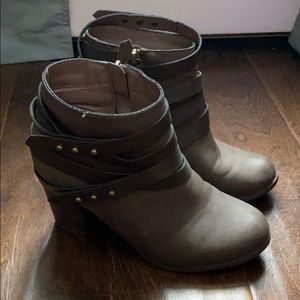 Brown booties